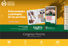 Tablet Screenshot of congresoporcino.com